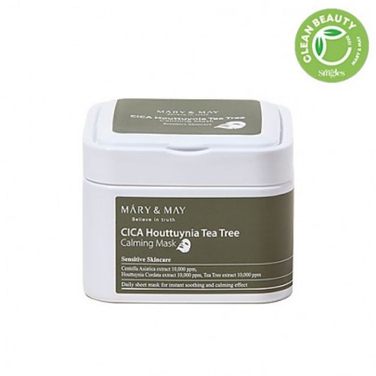 صورة Mary&May CICA Houttuynia Tea Tree Calming Mask (30ea)