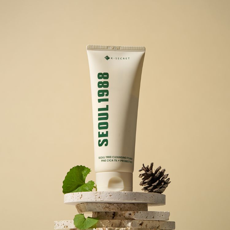 Picture of K-SECRET SEOUL 1988 Cleansing Foam : Pine Cica 1% + Probiotics  150ml