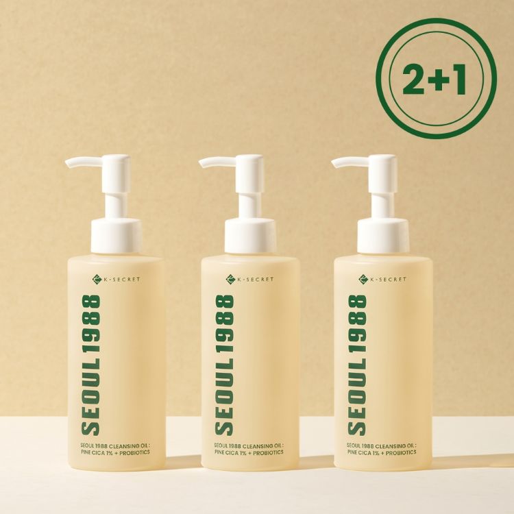 Picture of [Buy 2 Get 1 Free] K-SECRET SEOUL 1988 Cleansing Oil : Pine Cica 1% + Probiotics  200ml