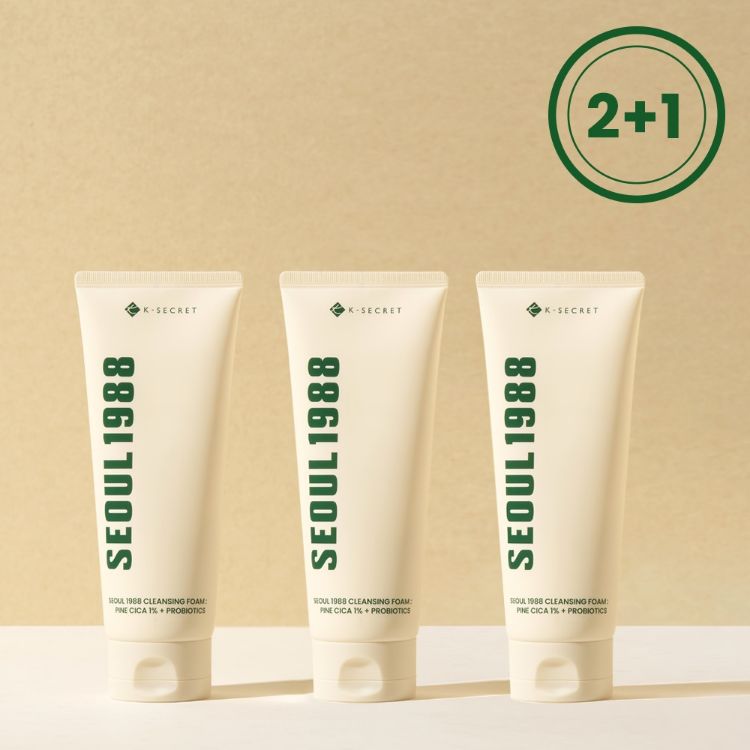 Picture of [Buy 2 Get 1 Free] K-SECRET SEOUL 1988 Cleansing Foam : Pine Cica 1% + Probiotics  150ml