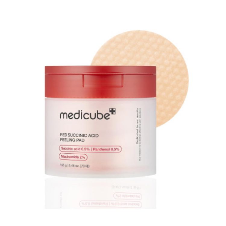 صورة MEDICUBE RED SUCCINIC ACID PEELING PAD 70 pads