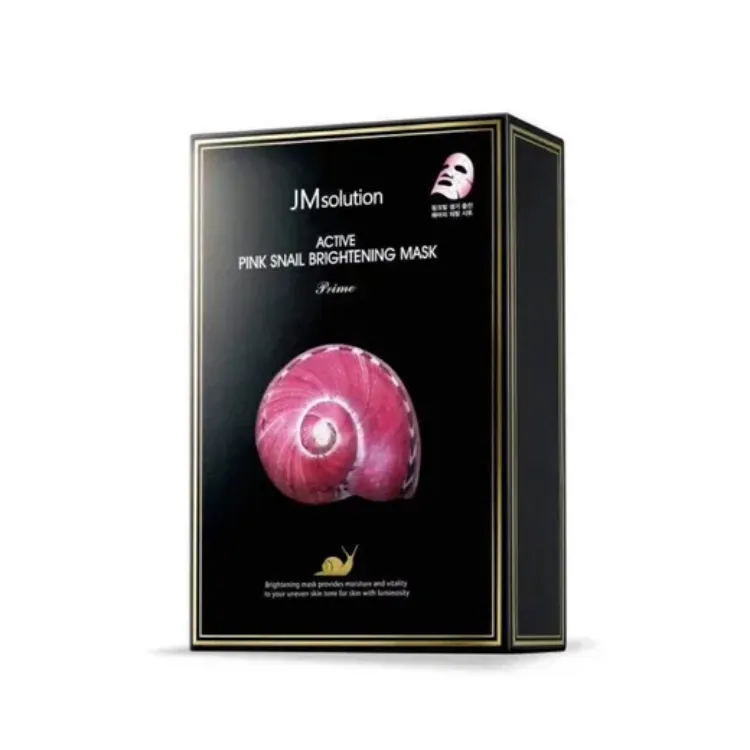 Picture of JM SOLUTION Active Pink Snail Brightening Mask (10 Sheets)