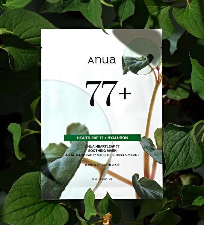 Picture of ANUA HEARTLEAF 77% SOOTHING SHEET MASK 25ml (10PCS)