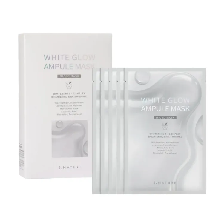 صورة S.NATURE WHITE GLOW AMPULE MASK 5pcs